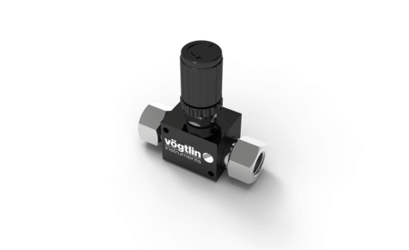 氣(qì)體和液體的(de)高精度控制(zhi)閥M-Flow-帶鎖環的(de)标準旋鈕