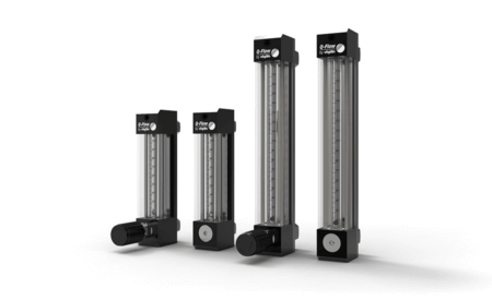 帶有(yǒu)2種測量管尺寸的(de)可變面積流量計(ji)Q-Flow